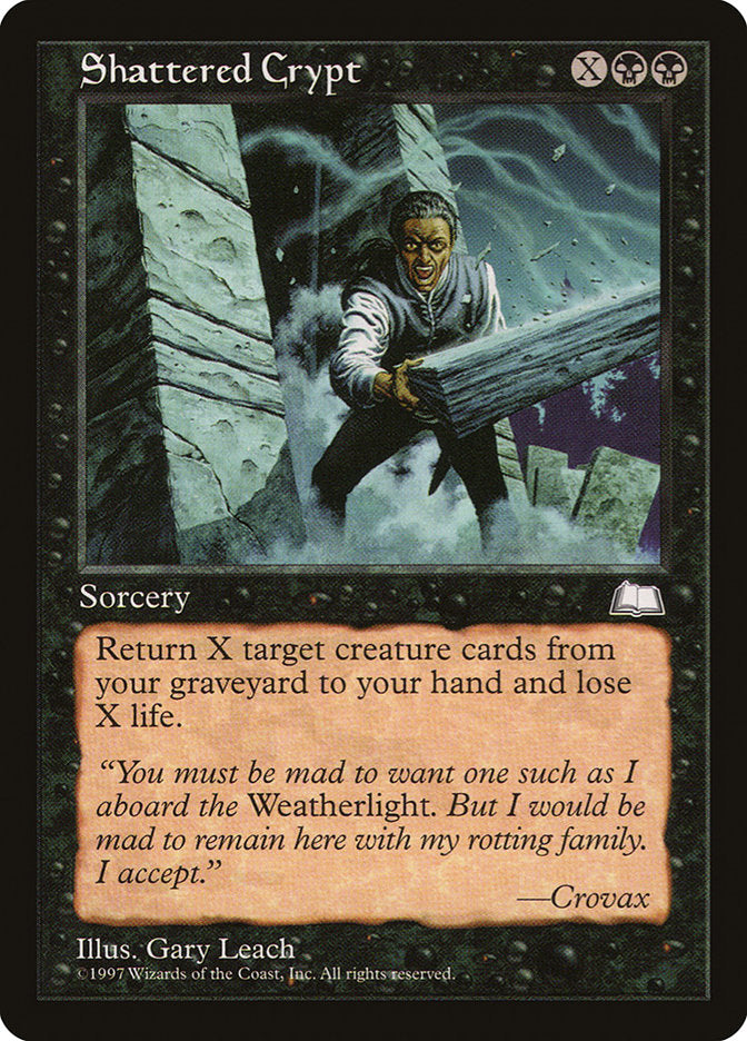 Shattered Crypt [Weatherlight] | Dumpster Cat Games