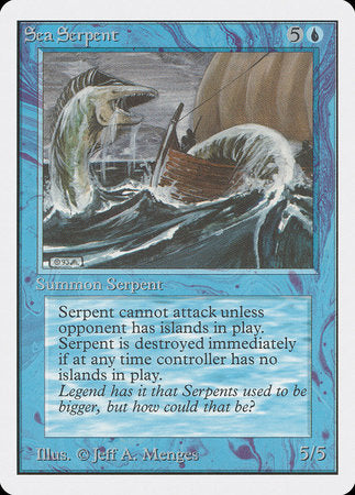 Sea Serpent [Unlimited Edition] | Dumpster Cat Games