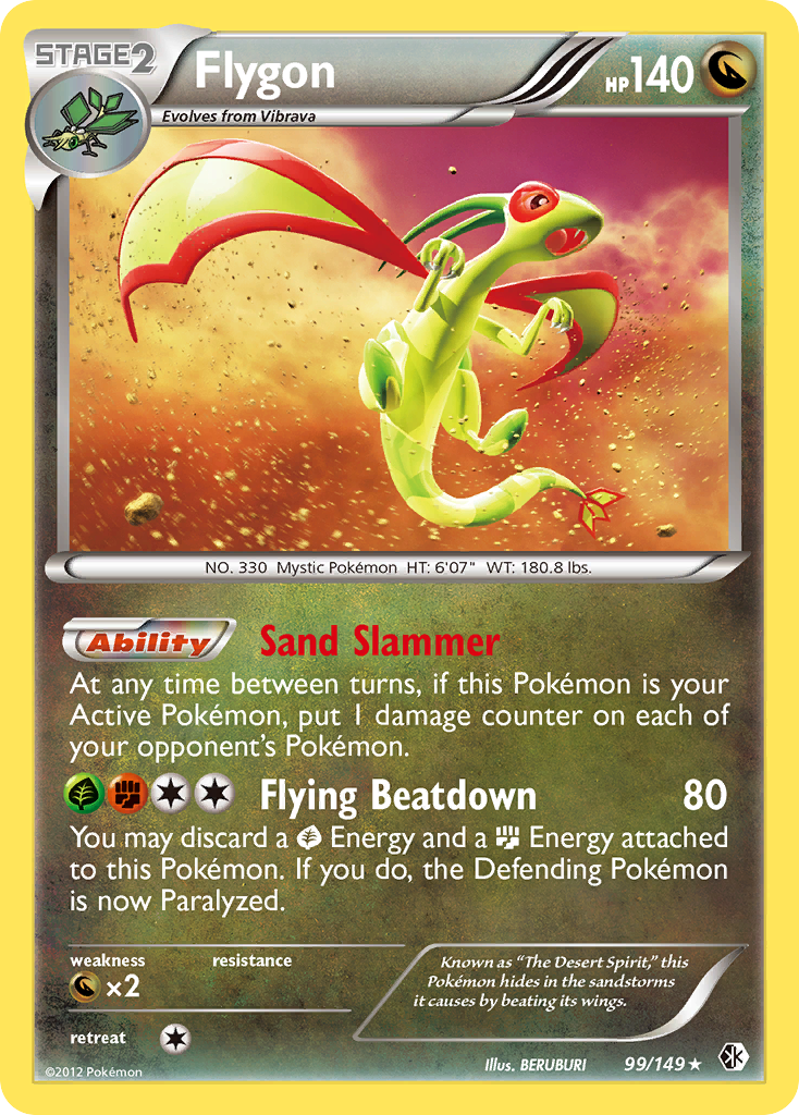 Flygon (99/149) [Black & White: Boundaries Crossed] | Dumpster Cat Games