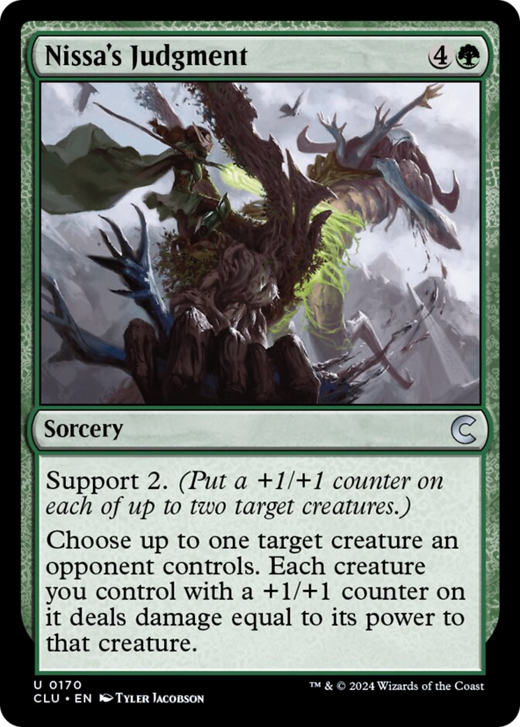 Nissa's Judgment [Ravnica: Clue Edition] | Dumpster Cat Games