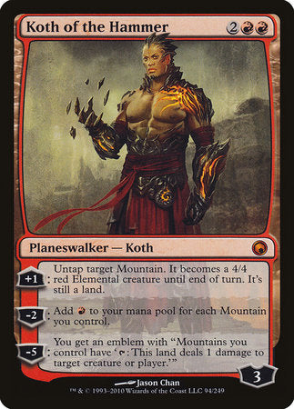 Koth of the Hammer [Scars of Mirrodin] | Dumpster Cat Games
