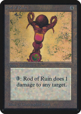 Rod of Ruin [Limited Edition Alpha] | Dumpster Cat Games