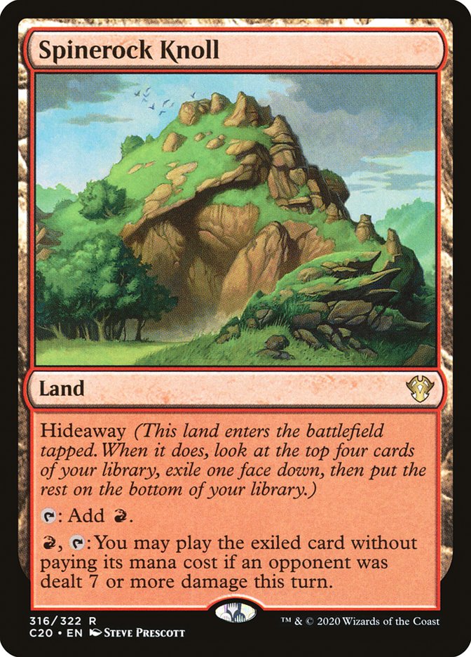 Spinerock Knoll [Commander 2020] | Dumpster Cat Games