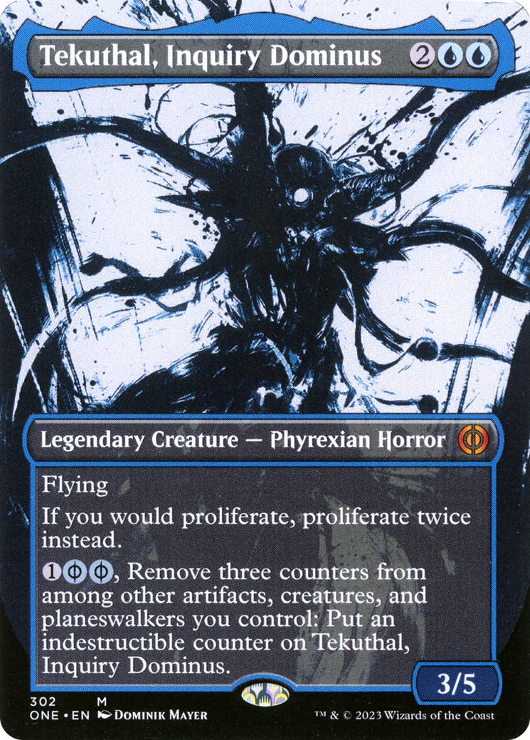 Tekuthal, Inquiry Dominus (Borderless Ichor) [Phyrexia: All Will Be One] | Dumpster Cat Games