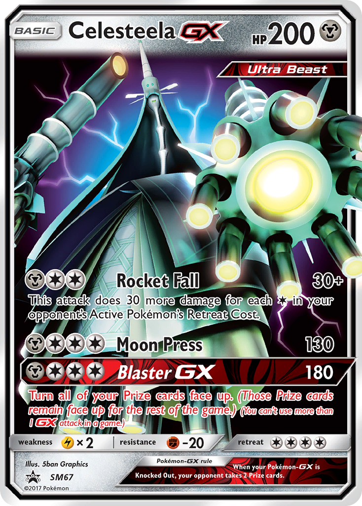 Celesteela GX (SM67) [Sun & Moon: Black Star Promos] | Dumpster Cat Games