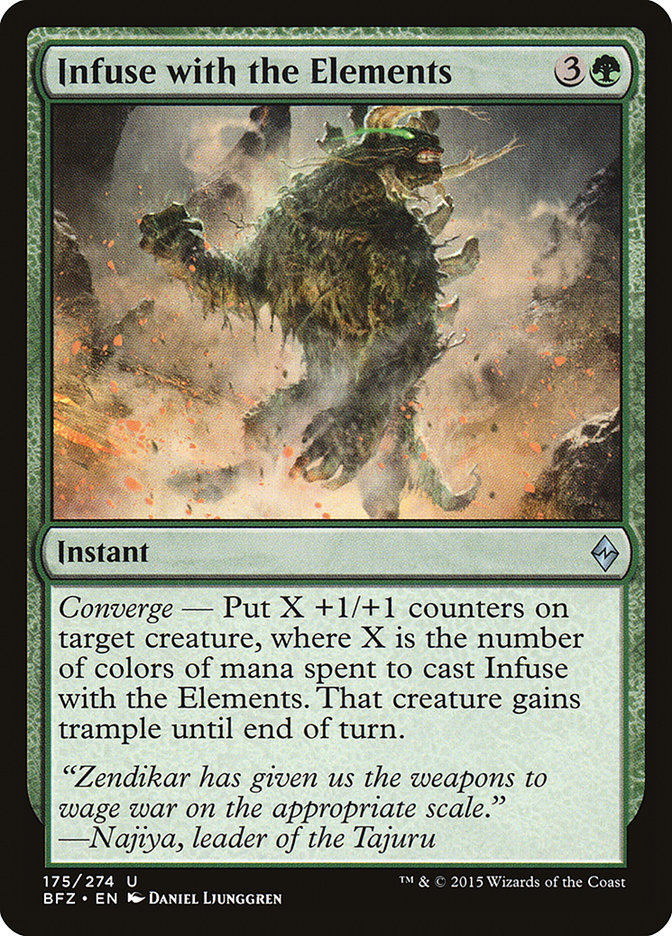 Infuse with the Elements [Battle for Zendikar] | Dumpster Cat Games