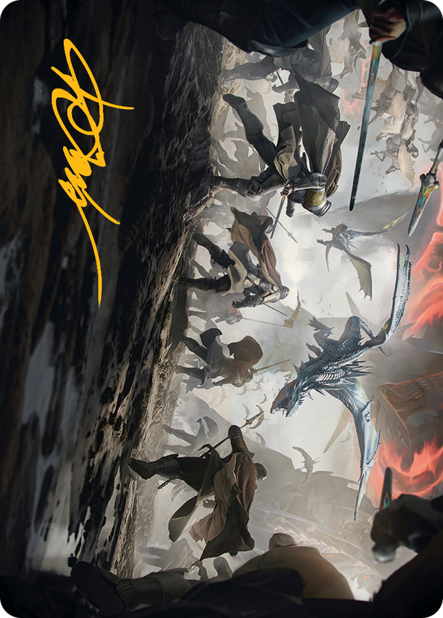Invasion of Dominaria Art Card (Gold-Stamped Signature) [March of the Machine Art Series] | Dumpster Cat Games