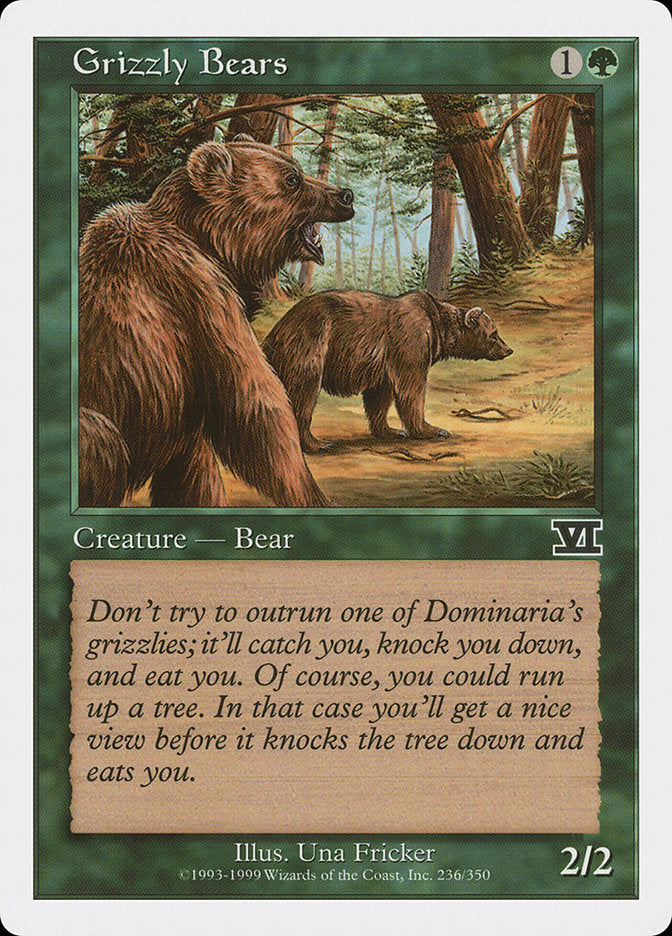 Grizzly Bears [Classic Sixth Edition] | Dumpster Cat Games