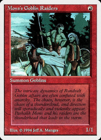 Mon's Goblin Raiders [Summer Magic / Edgar] | Dumpster Cat Games