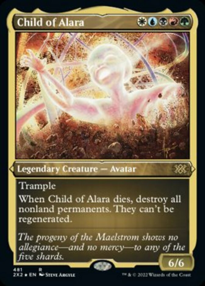 Child of Alara (Foil Etched) [Double Masters 2022] | Dumpster Cat Games