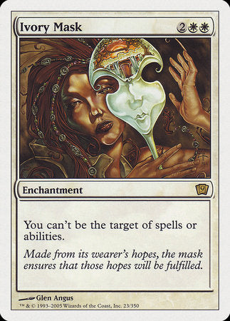 Ivory Mask [Ninth Edition] | Dumpster Cat Games