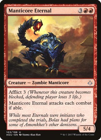 Manticore Eternal [Hour of Devastation] | Dumpster Cat Games