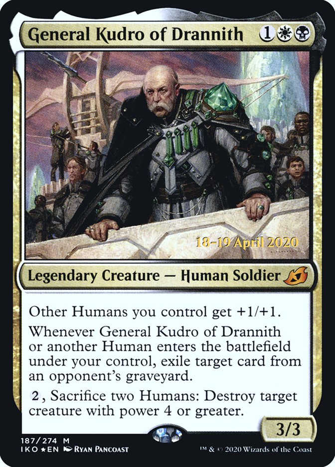 General Kudro of Drannith  [Ikoria: Lair of Behemoths Prerelease Promos] | Dumpster Cat Games