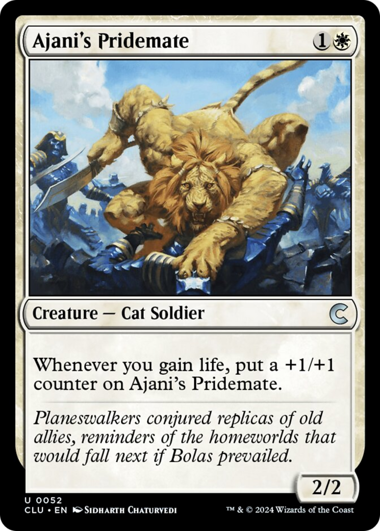 Ajani's Pridemate [Ravnica: Clue Edition] | Dumpster Cat Games