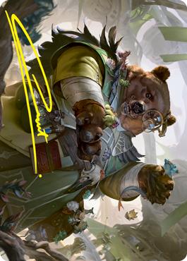 Professor of Zoomancy Art Card (Gold-Stamped Signature) [Strixhaven: School of Mages Art Series] | Dumpster Cat Games