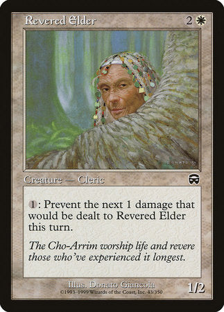 Revered Elder [Mercadian Masques] | Dumpster Cat Games