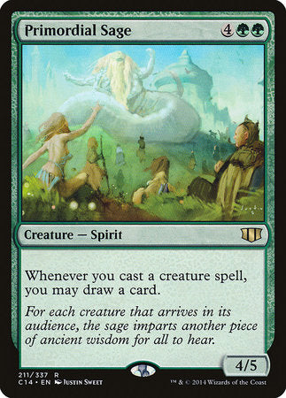 Primordial Sage [Commander 2014] | Dumpster Cat Games