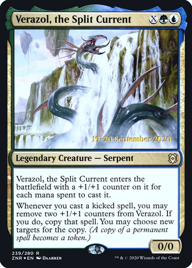 Verazol, the Split Current  [Zendikar Rising Prerelease Promos] | Dumpster Cat Games