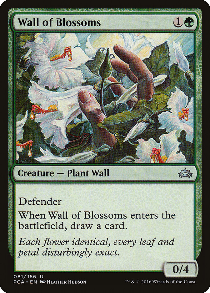 Wall of Blossoms [Planechase Anthology] | Dumpster Cat Games