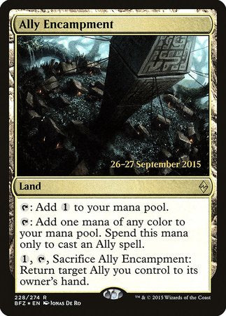 Ally Encampment [Battle for Zendikar Promos] | Dumpster Cat Games