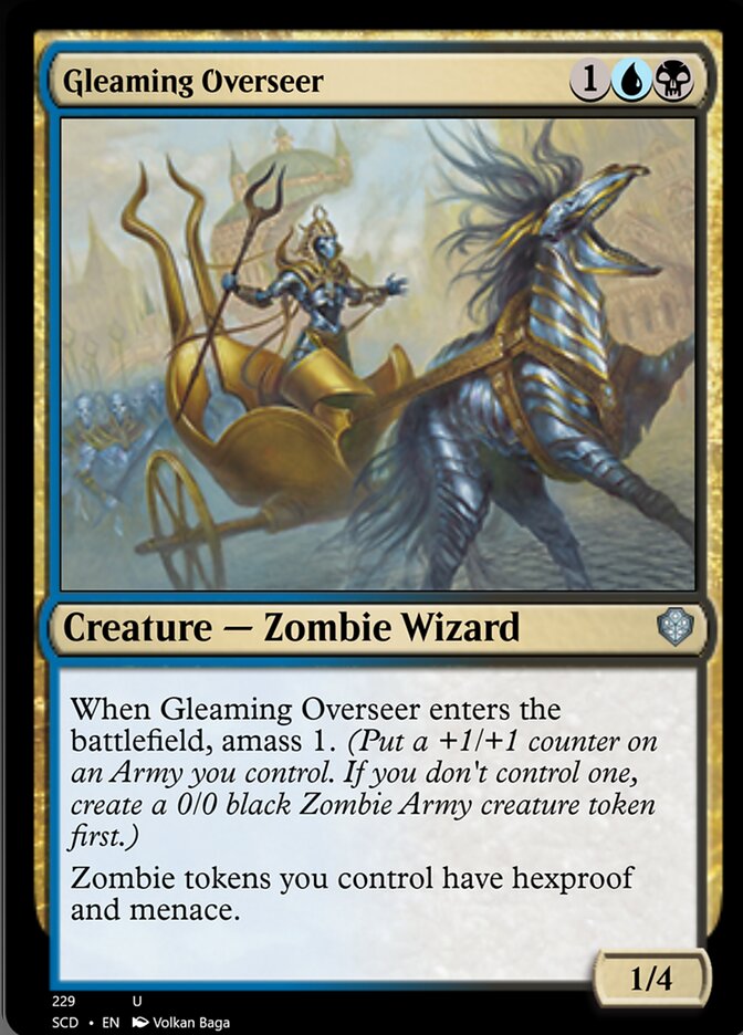 Gleaming Overseer [Starter Commander Decks] | Dumpster Cat Games