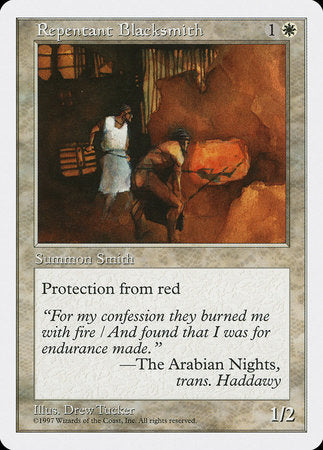 Repentant Blacksmith [Fifth Edition] | Dumpster Cat Games