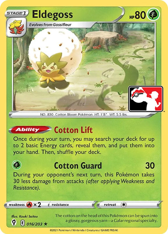 Eldegoss (016/203) [Prize Pack Series One] | Dumpster Cat Games
