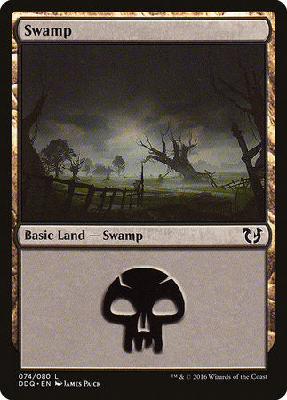 Swamp (74) [Duel Decks: Blessed vs. Cursed] | Dumpster Cat Games