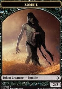 Zombie // Trueheart Duelist Token [Amonkhet Tokens] | Dumpster Cat Games