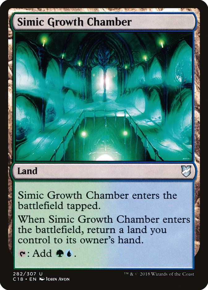 Simic Growth Chamber [Commander 2018] | Dumpster Cat Games