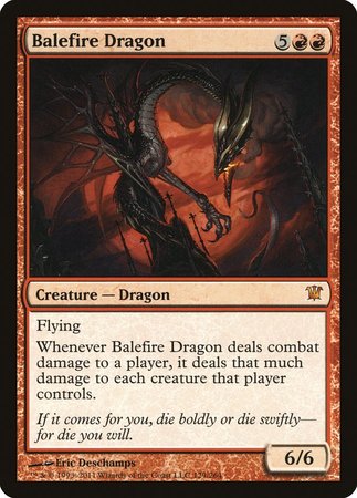 Balefire Dragon [Innistrad] | Dumpster Cat Games