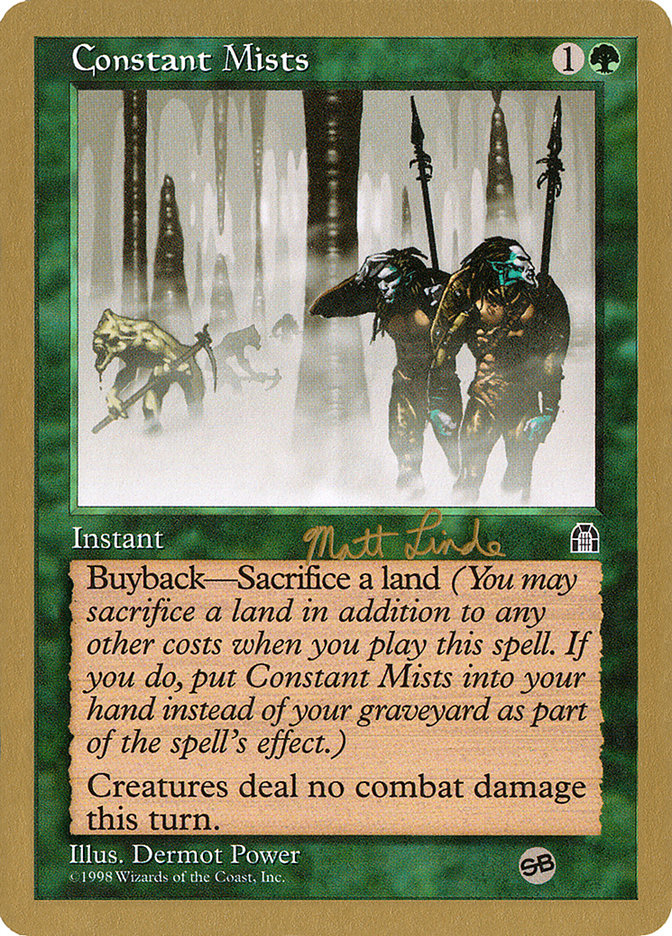 Constant Mists (Matt Linde) (SB) [World Championship Decks 1999] | Dumpster Cat Games