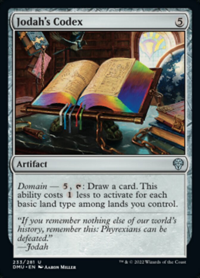 Jodah's Codex [Dominaria United] | Dumpster Cat Games