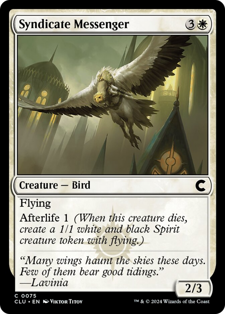 Syndicate Messenger [Ravnica: Clue Edition] | Dumpster Cat Games