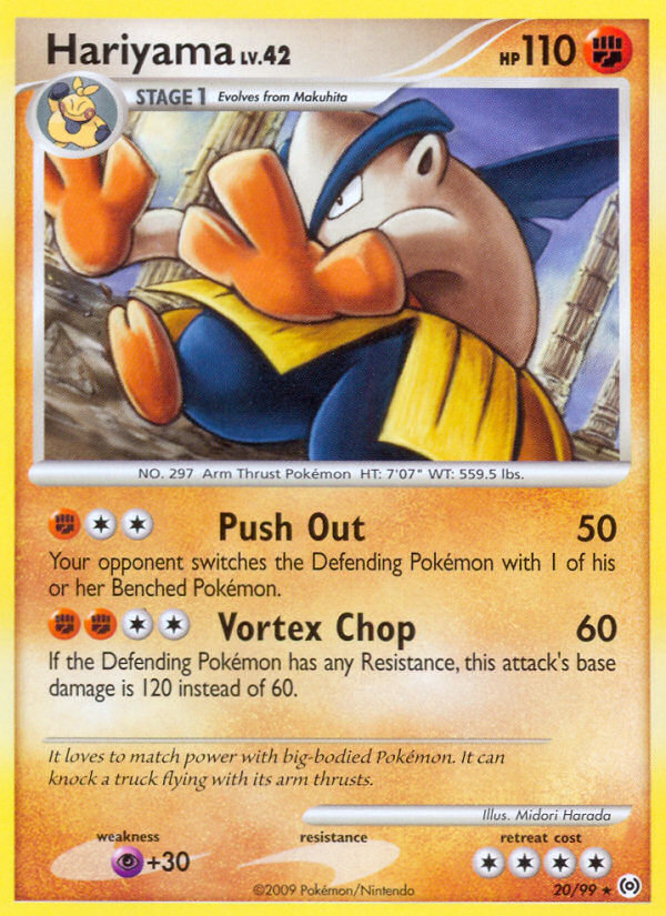 Hariyama (20/99) [Platinum: Arceus] | Dumpster Cat Games
