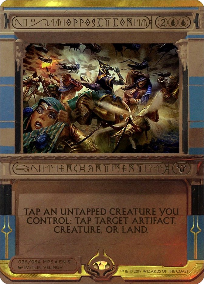 Opposition (Invocation) [Amonkhet Invocations] | Dumpster Cat Games
