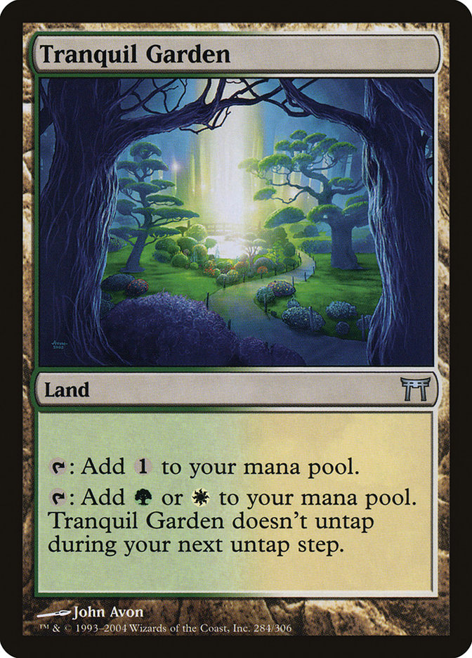 Tranquil Garden [Champions of Kamigawa] | Dumpster Cat Games