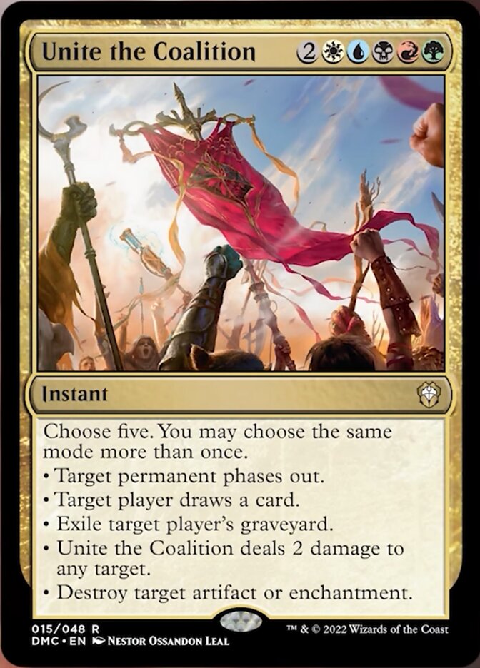 Unite the Coalition [Dominaria United Commander] | Dumpster Cat Games