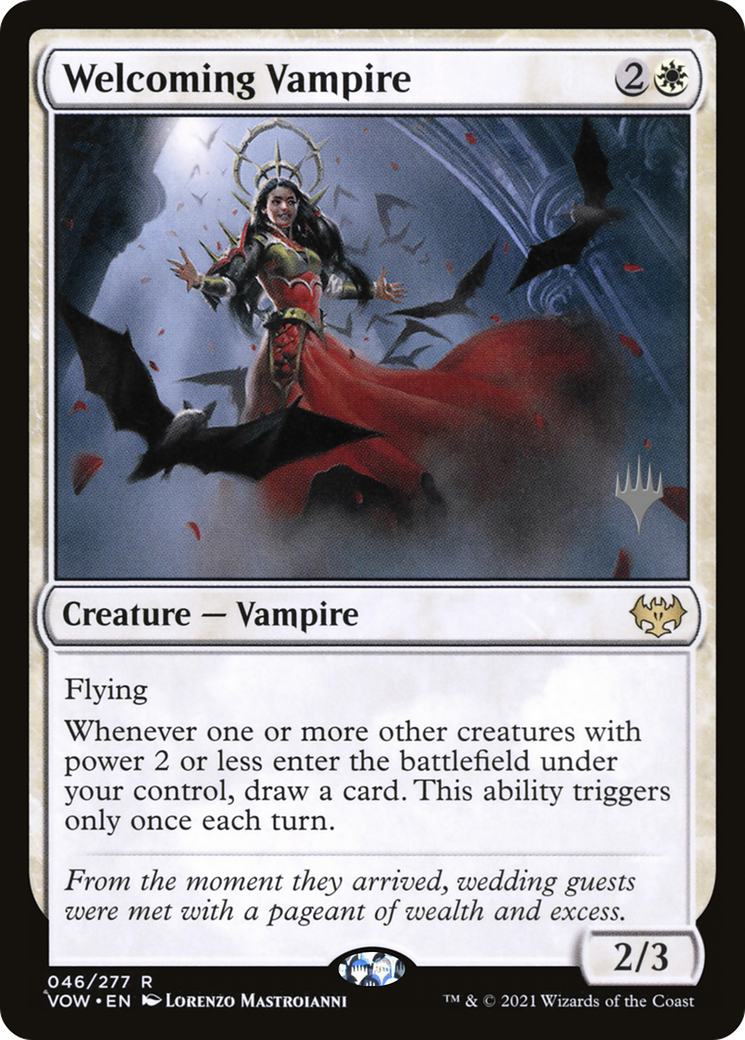 Welcoming Vampire (Promo Pack) [The Brothers' War Promos] | Dumpster Cat Games