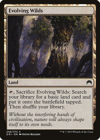 Evolving Wilds [Magic Origins] | Dumpster Cat Games
