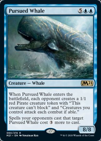 Pursued Whale [Core Set 2021] | Dumpster Cat Games