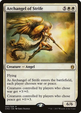 Archangel of Strife [Commander Anthology] | Dumpster Cat Games