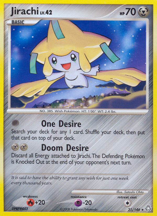 Jirachi (31/146) [Diamond & Pearl: Legends Awakened] | Dumpster Cat Games