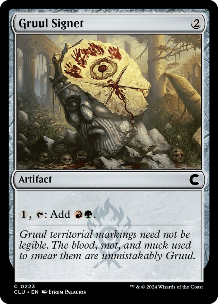 Gruul Signet [Ravnica: Clue Edition] | Dumpster Cat Games