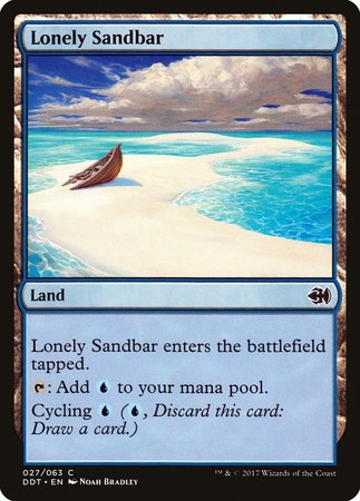 Lonely Sandbar [Duel Decks: Merfolk vs. Goblins] | Dumpster Cat Games