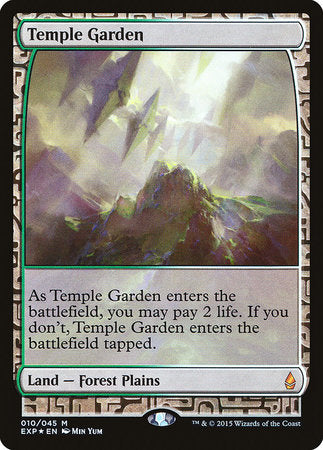 Temple Garden [Zendikar Expeditions] | Dumpster Cat Games