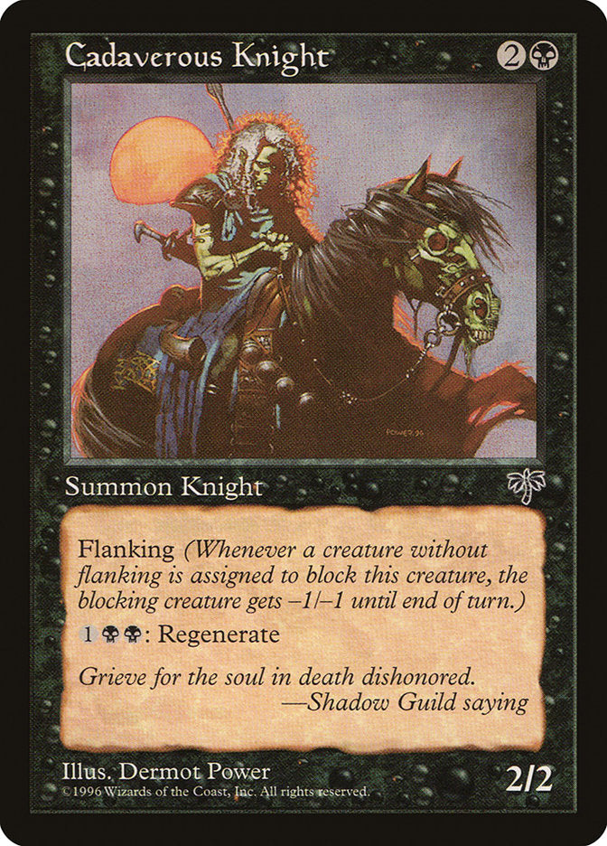 Cadaverous Knight [Mirage] | Dumpster Cat Games