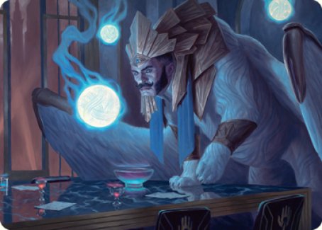 Tivit, Seller of Secrets Art Card [Streets of New Capenna Art Series] | Dumpster Cat Games