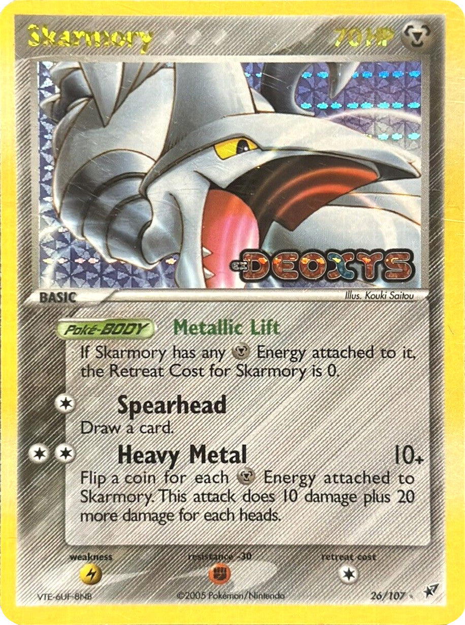 Skarmory (26/107) (Stamped) [EX: Deoxys] | Dumpster Cat Games