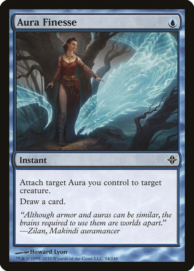 Aura Finesse [Rise of the Eldrazi] | Dumpster Cat Games